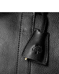 schwarze Leder Reisetasche von Mulberry