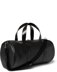 schwarze Leder Reisetasche von Saint Laurent