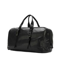 schwarze Leder Reisetasche von Prada