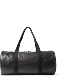 schwarze Leder Reisetasche von Saint Laurent