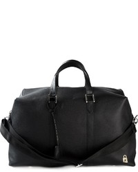 schwarze Leder Reisetasche von Golden Goose Deluxe Brand