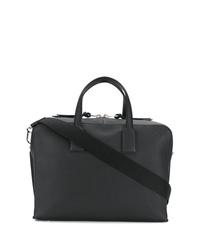 schwarze Leder Reisetasche von Loewe