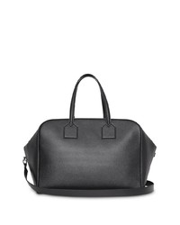 schwarze Leder Reisetasche von Burberry