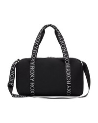 schwarze Leder Reisetasche von Roxy