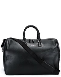 schwarze Leder Reisetasche von SANDQVIST