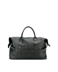 schwarze Leder Reisetasche von Zanellato