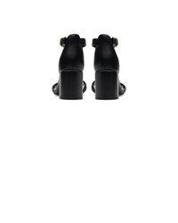 schwarze Leder Sandaletten von Clarks
