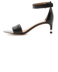 schwarze Leder Sandaletten von Marc by Marc Jacobs