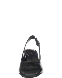 schwarze Leder Sandaletten von Gerry Weber