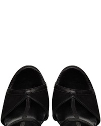 schwarze Leder Sandaletten von PoiLei