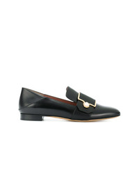 schwarze Leder Slipper von Bally