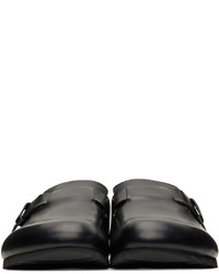 schwarze Leder Slipper von Officine Creative