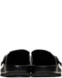 schwarze Leder Slipper von Officine Creative