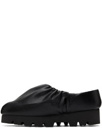 schwarze Leder Slipper von yume yume