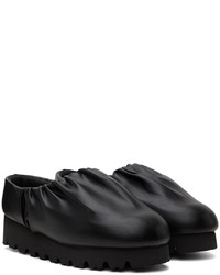 schwarze Leder Slipper von yume yume