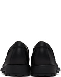 schwarze Leder Slipper von Ferragamo