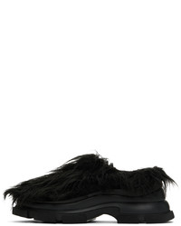 schwarze Leder Slipper von Both