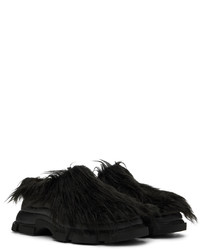 schwarze Leder Slipper von Both