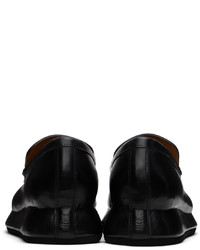 schwarze Leder Slipper von Jacquemus