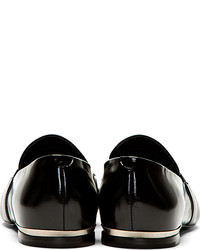 schwarze Leder Slipper von Proenza Schouler