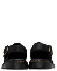 schwarze Leder Slipper von Dr. Martens