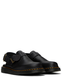 schwarze Leder Slipper von Dr. Martens