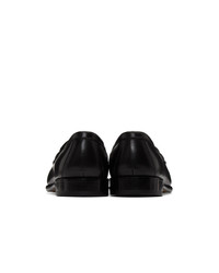 schwarze Leder Slipper von Officine Generale