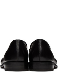 schwarze Leder Slipper von Ferragamo