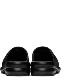 schwarze Leder Slipper von Eckhaus Latta