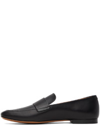 schwarze Leder Slipper von Ferragamo