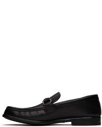 schwarze Leder Slipper von Zegna