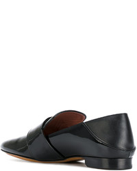 schwarze Leder Slipper von Bally