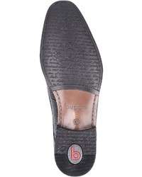 schwarze Leder Slipper von Bugatti