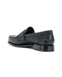 schwarze Leder Slipper von Church's