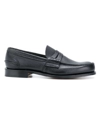 schwarze Leder Slipper von Church's