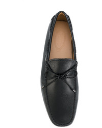 schwarze Leder Slipper von Tod's