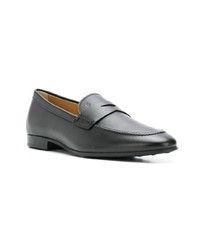 schwarze Leder Slipper von Tod's