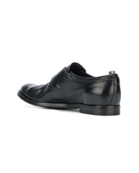 schwarze Leder Slipper von Officine Creative