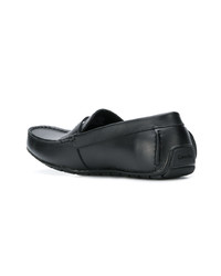 schwarze Leder Slipper von Calvin Klein 205W39nyc