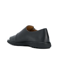 schwarze Leder Slipper von Giuseppe Zanotti Design