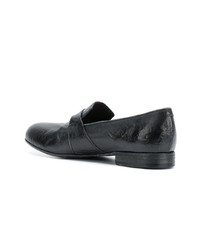 schwarze Leder Slipper von Lidfort