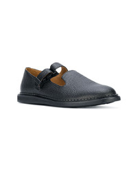 schwarze Leder Slipper von Hender Scheme