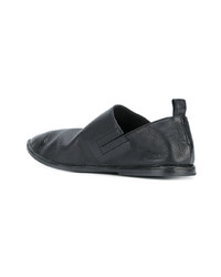 schwarze Leder Slipper von Marsèll