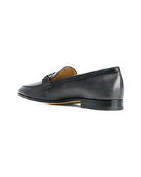 schwarze Leder Slipper von Tod's