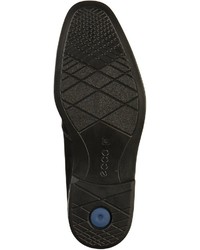 schwarze Leder Slipper von Ecco