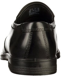 schwarze Leder Slipper von Ecco