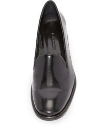 schwarze Leder Slipper von Rachel Comey