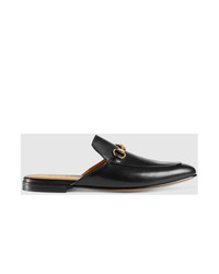 schwarze Leder Slipper von Fashion Concierge Vip