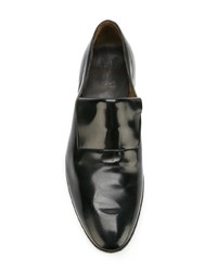 schwarze Leder Slipper von Premiata