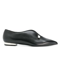 schwarze Leder Slipper von Coliac